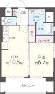 TOMODOAL北梅田（トモドールキタウメダ）の間取り画像