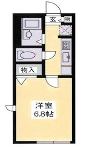 ルームKTⅡの間取り画像