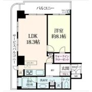 リーガルタワー船場の間取り画像