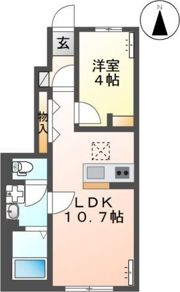 サンライズKの間取り画像