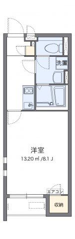 クレイノコンフォール綾部の間取り画像