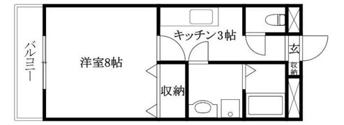 フロンティア・UEDA2の間取り画像