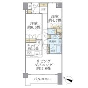 アールヴェール代々木の間取り画像