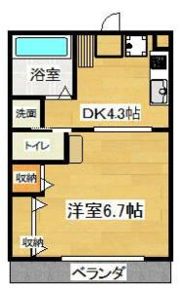 ポポラーレの間取り画像