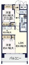 ルチューレ西梅田の間取り画像