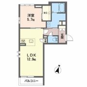 ベレオ高橋の間取り画像