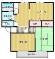 サンビレッジタムラJ棟の間取り画像