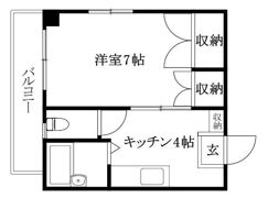 クレールの間取り画像