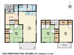 伊島町1丁目14-14戸建ての間取り画像