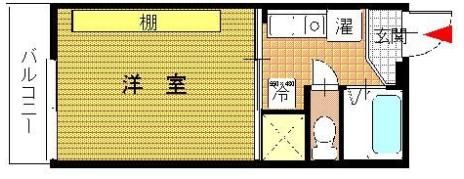 シティハイム木ノ元Aの間取り画像