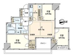 パークホームズ西荻窪グランビューの間取り画像