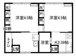 カプセルマンションさかいの間取り画像
