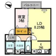 クラインガルテン B棟の間取り画像