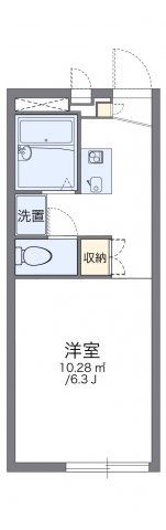 レオパレスアルテの間取り画像