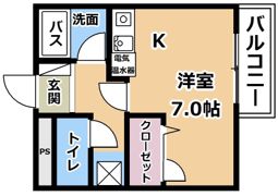 ウエストマーシュの間取り画像