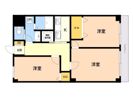 ライオンズマンション博多の間取り画像