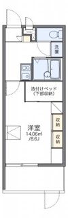 レオパレスコンフォール石橋Bの間取り画像