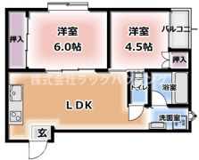 幸福町マンションの間取り画像