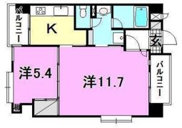 ウインドパレス歩行町の間取り画像
