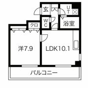 ルミネソレイユⅢの間取り画像