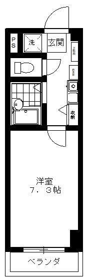 第8白子ビルの間取り画像