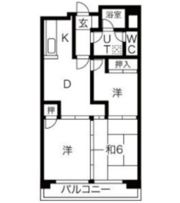 蛍田マンションの間取り画像