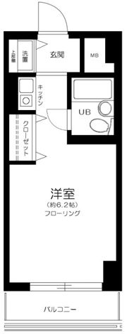 ヒルズ駒場東大前の間取り画像