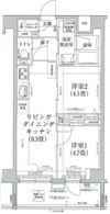 ルフレプレミアム日暮里の間取り画像