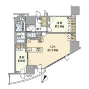 プラウド町屋の間取り画像