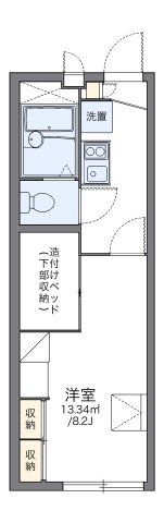レオパレスミッドアイランドの間取り画像