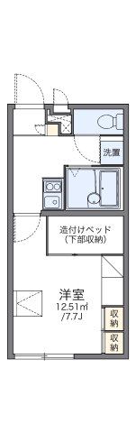 レオパレスドリム キャッスルの間取り画像
