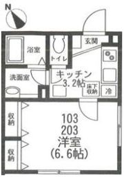 グリーンパーク・新横浜の間取り画像