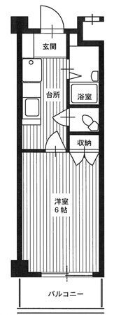 ヴィラ山口の間取り画像