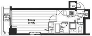 ガラ・シティ日本橋人形町の間取り画像