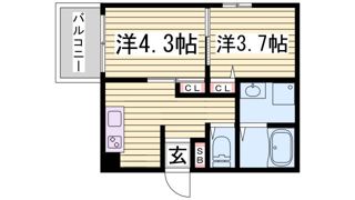 エヌエムキャラントドゥの間取り画像