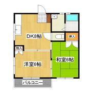 メゾン伊奈東Bの間取り画像