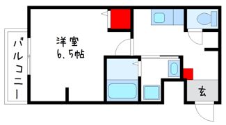 エヌエムスワサントヌフノースの間取り画像