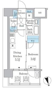 ルーエ今池の間取り画像