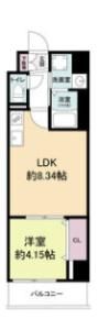 ACT DOORS 天六の間取り画像