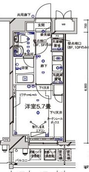 ライジングプレイス堀切の間取り画像