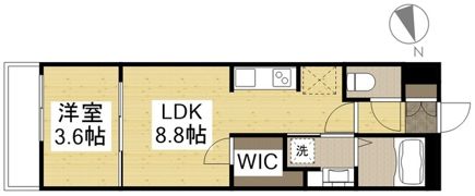 月光 旭川リバーサイドウエストの間取り画像