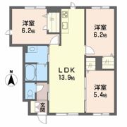 ユキコート斎院の間取り画像