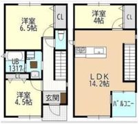 小幡中1-1211KODATEXⅠB棟の間取り画像