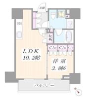 インプレストコア代官山の間取り画像