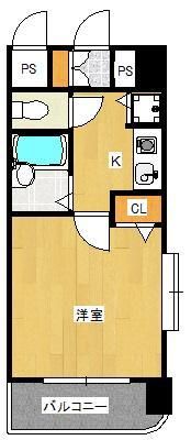 ライオンズマンション小倉駅南第3 不使用の間取り画像