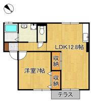 セジュールさなえの間取り画像