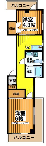 コーポラス杉並の間取り画像