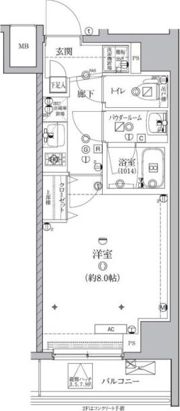 クオリタス綾瀬の間取り画像