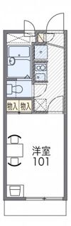 レオパレスグリーンの間取り画像