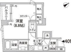 コニファー二子玉川の間取り画像